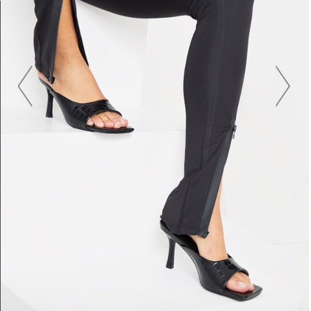 black mule heel